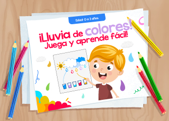 Lluvia de colores: juega y aprende fácil - LaCardio Kids 