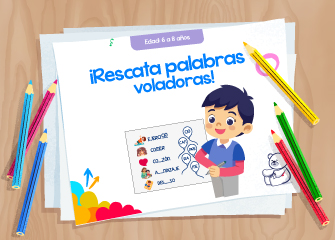 Rescata las palabras voladoras - LaCardio Kids 