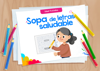Sopa de letras: Descubre la salud - LaCardio Kids 