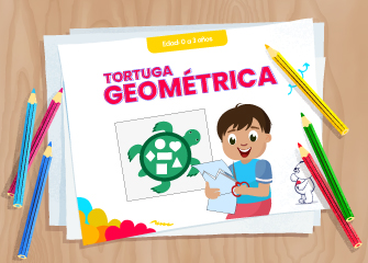 ¡Tortuga geométrica divertida! - LaCardio Kids 