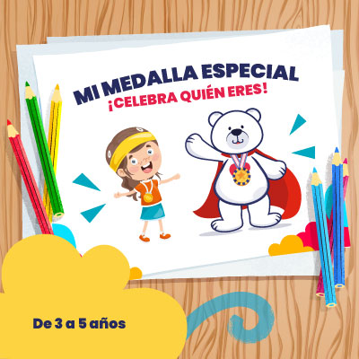 Mi medalla especial ¡Celebra quién eres! - LaCardio Kids 
