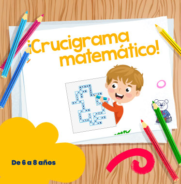 Resuelve el crucigrama matemático - LaCardio Kids 