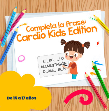 ¡Completa y juega: Cardio Kids! - LaCardio Kids 