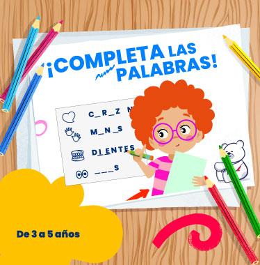 ¡Encuentra y completa las palabras! - LaCardio Kids 