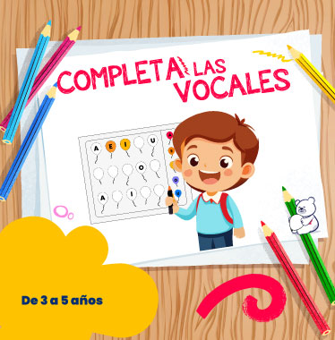 Dale vida a los globos con vocales - LaCardio Kids 