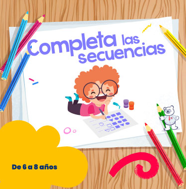 Completa las secuencias y aprende - LaCardio Kids 