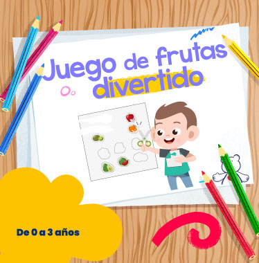 Recorta y pega tus frutas favoritas - LaCardio Kids 