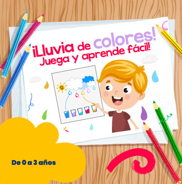 Lluvia de colores: juega y aprende fácil - LaCardio Kids 