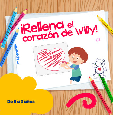¡Rellena todo el corazón de Willy! - LaCardio Kids 
