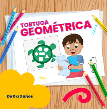 ¡Tortuga geométrica divertida! - LaCardio Kids 