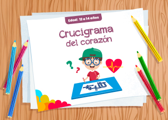 Crucigrama del corazón - LaCardio Kids 