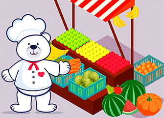 El mundo de las frutas y verduras