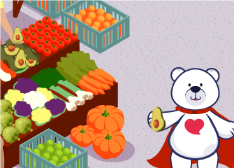 ¡Corazón sano con comida deliciosa!