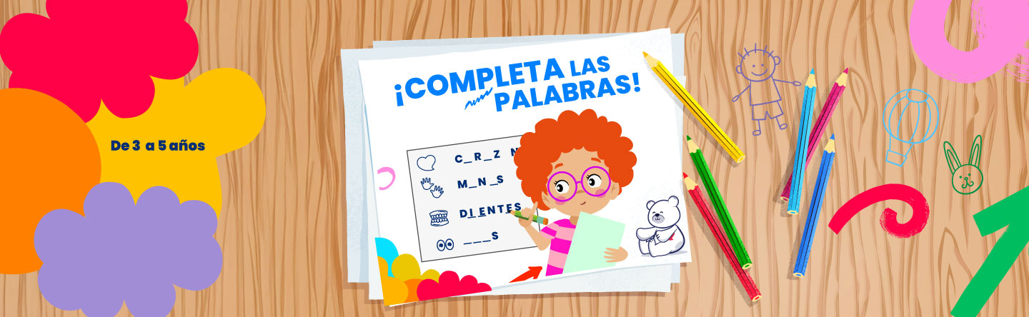 ¡Encuentra y completa las palabras! - LaCardio Kids 