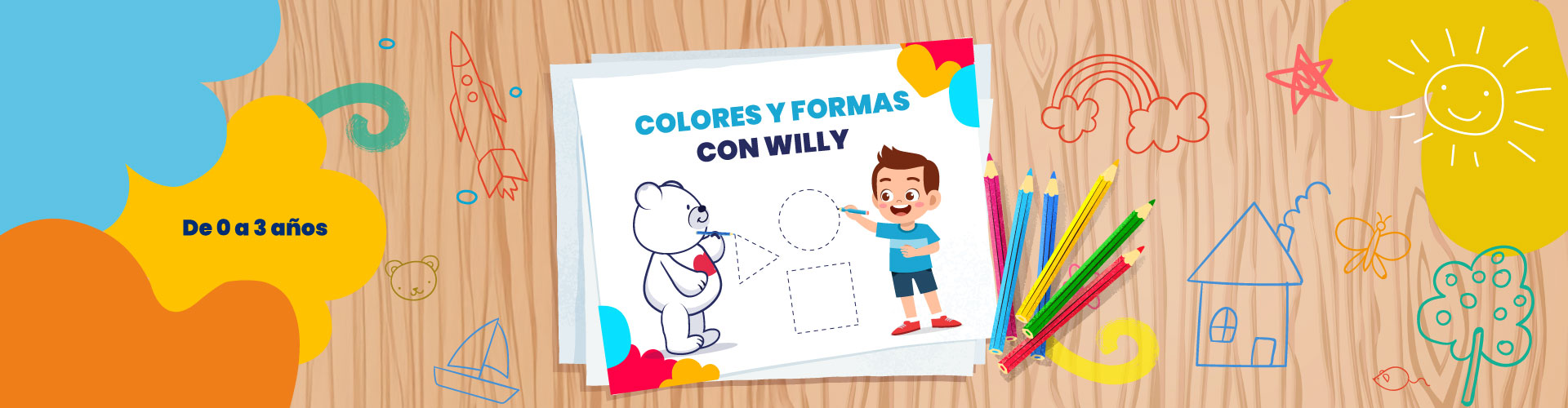 Colores y formas con Willy - LaCardio Kids 