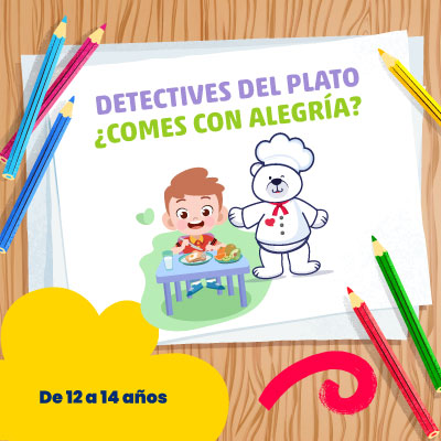 Detectives del plato ¿Comes con alegría? - LaCardio Kids 