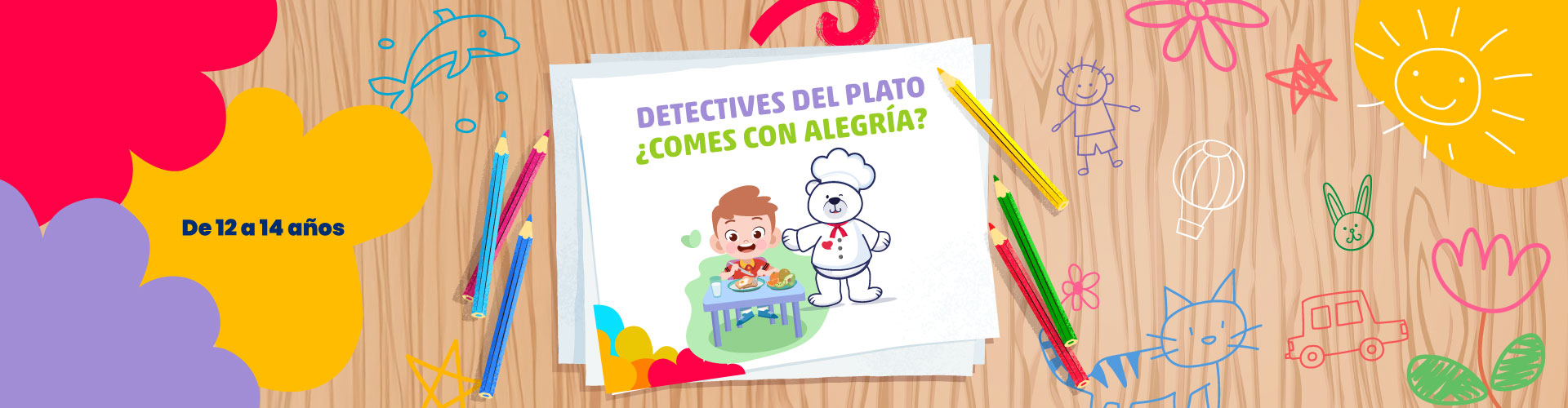 Detectives del plato ¿Comes con alegría? - LaCardio Kids 