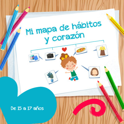 Mi mapa de hábitos y corazón Mi mapa de hábitos y corazón - LaCardio Kids