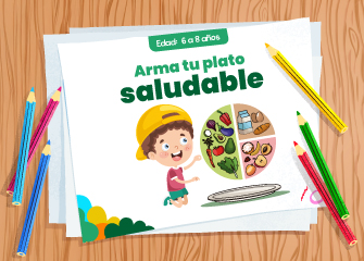 Arma tu plato saludable - LaCardio Kids 
