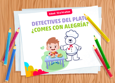 Detectives del plato ¿Comes con alegría? - LaCardio Kids 