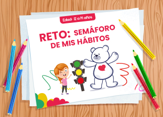 Reto: semáforo de mis hábitos - LaCardio Kids 