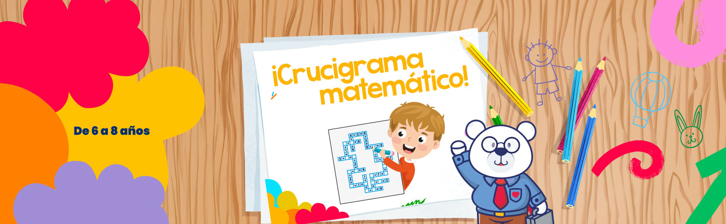 Resuelve el crucigrama matemático - LaCardio Kids 
