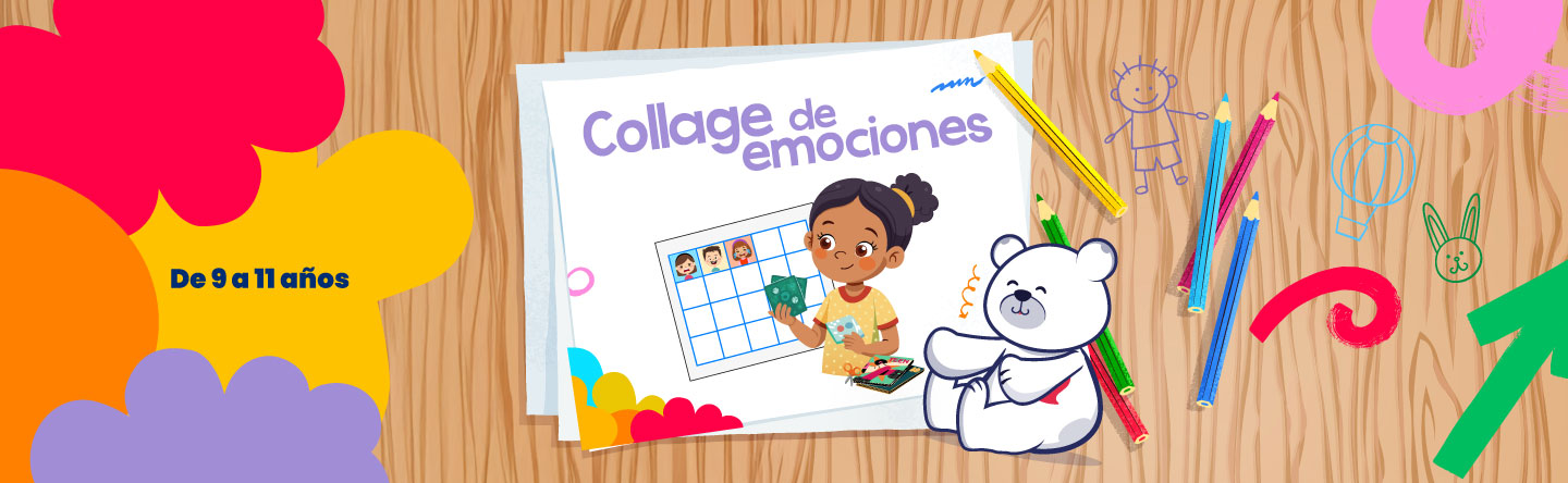 Arma un gran collage de emociones - LaCardio Kids 