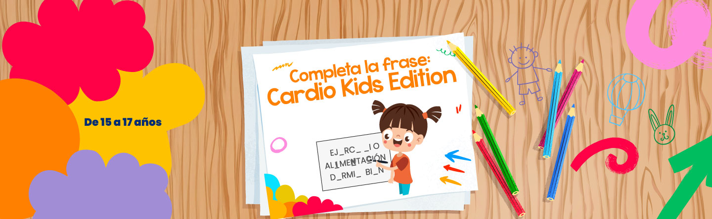 ¡Completa y juega: Cardio Kids! - LaCardio Kids 