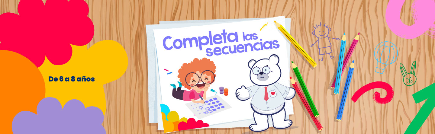 Completa las secuencias y aprende - LaCardio Kids 