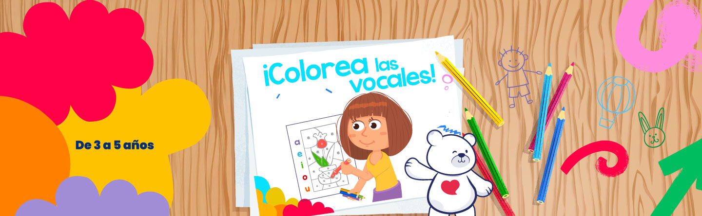 ¡Dale vida a las vocales con color! - LaCardio Kids 