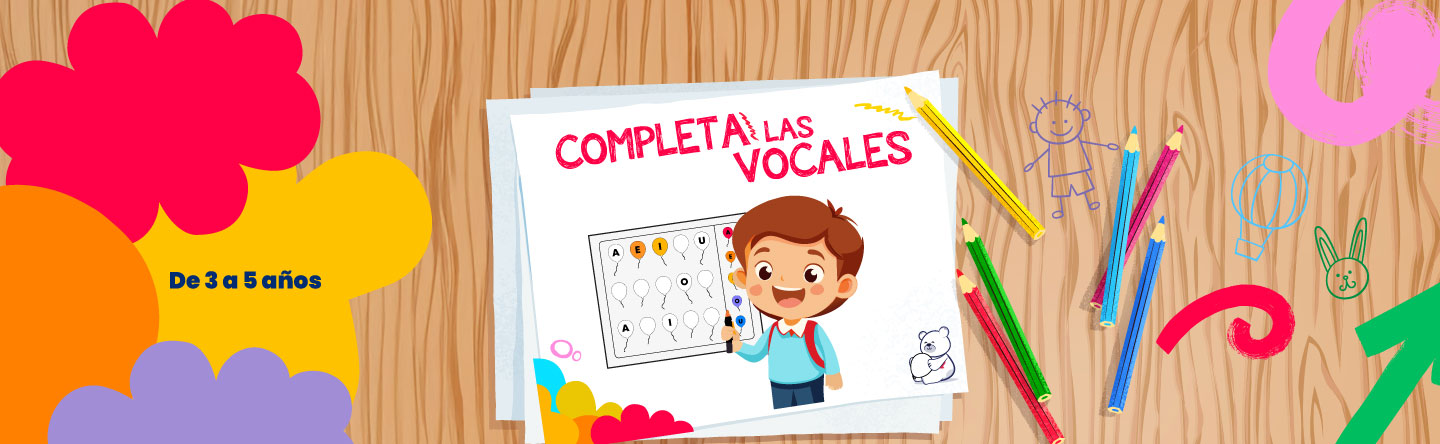 Dale vida a los globos con vocales - LaCardio Kids 
