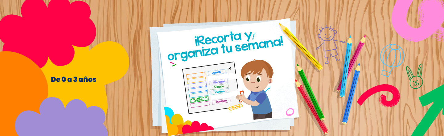 ¡Recorta y organiza tu semana! - LaCardio Kids 