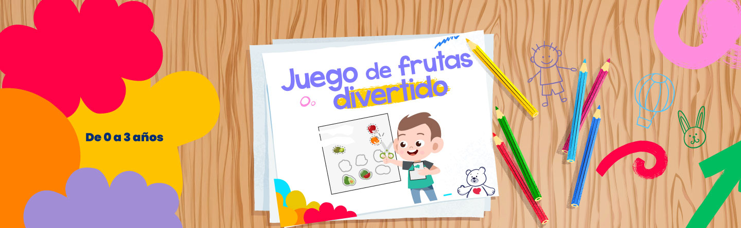 Recorta y pega tus frutas favoritas - LaCardio Kids 