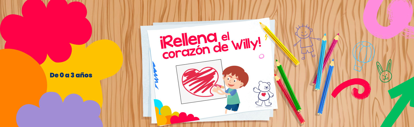 ¡Rellena todo el corazón de Willy! - LaCardio Kids 