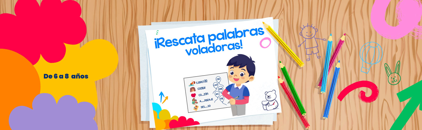 Rescata las palabras voladoras - LaCardio Kids 