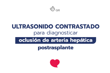 ¿Cuál es la utilidad del ultrasonido Doppler con contraste para detectar oclusión de la arteria hepática en pacientes postrasplante hepático?