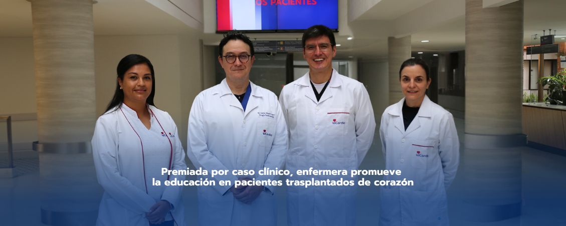 Con caso clínico, enfermera de LaCardio es premiada por educar a pacientes con condiciones cardiacas complejas